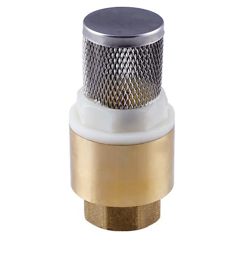 Brass spring check valve with filter NR-C003