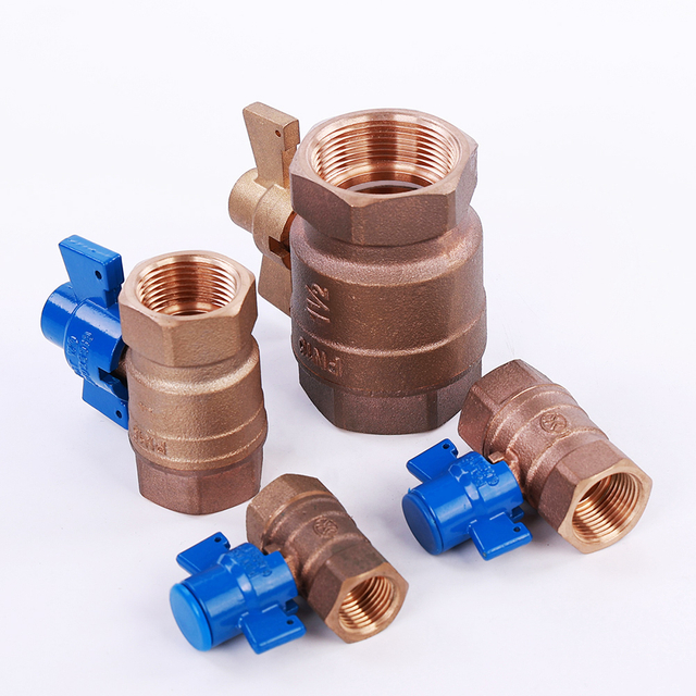 Lead Free Bronze Lockable Ball Valve NR-L046
