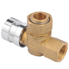 Brass angle magnetic Lockable Ball Valve NR-L006