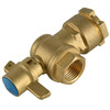 Brass angle lockable ball valve NR-L020
