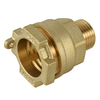 Brass male compression adaptor for PE pipe NR-I004