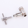 Brass lockable ball valve with swivel nut NR-L051