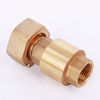 Brass spring check valve with swivel nut （NR-C002）