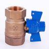 Lead Free Bronze Lockable Ball Valve NR-L046