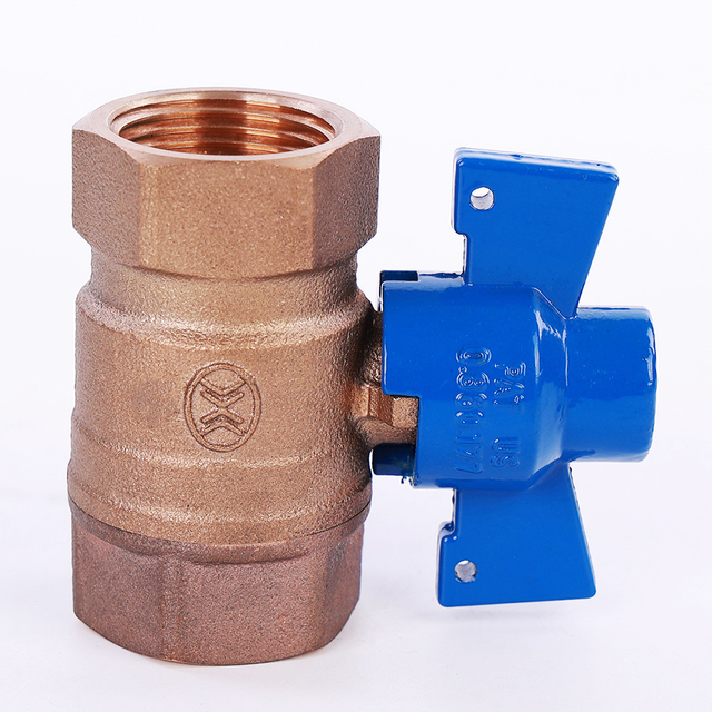 Lead Free Bronze Lockable Ball Valve NR-L046