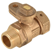 Bronze straight Ball Valve with lockwing NR-L010