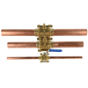3-piece brass ball valve with lockable handle NR-L018