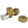 Brass magnetic lockable ball valve with check valve（NR-L031)