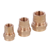 Forging Brass female compression coupling for PE pipe NR-I015 
