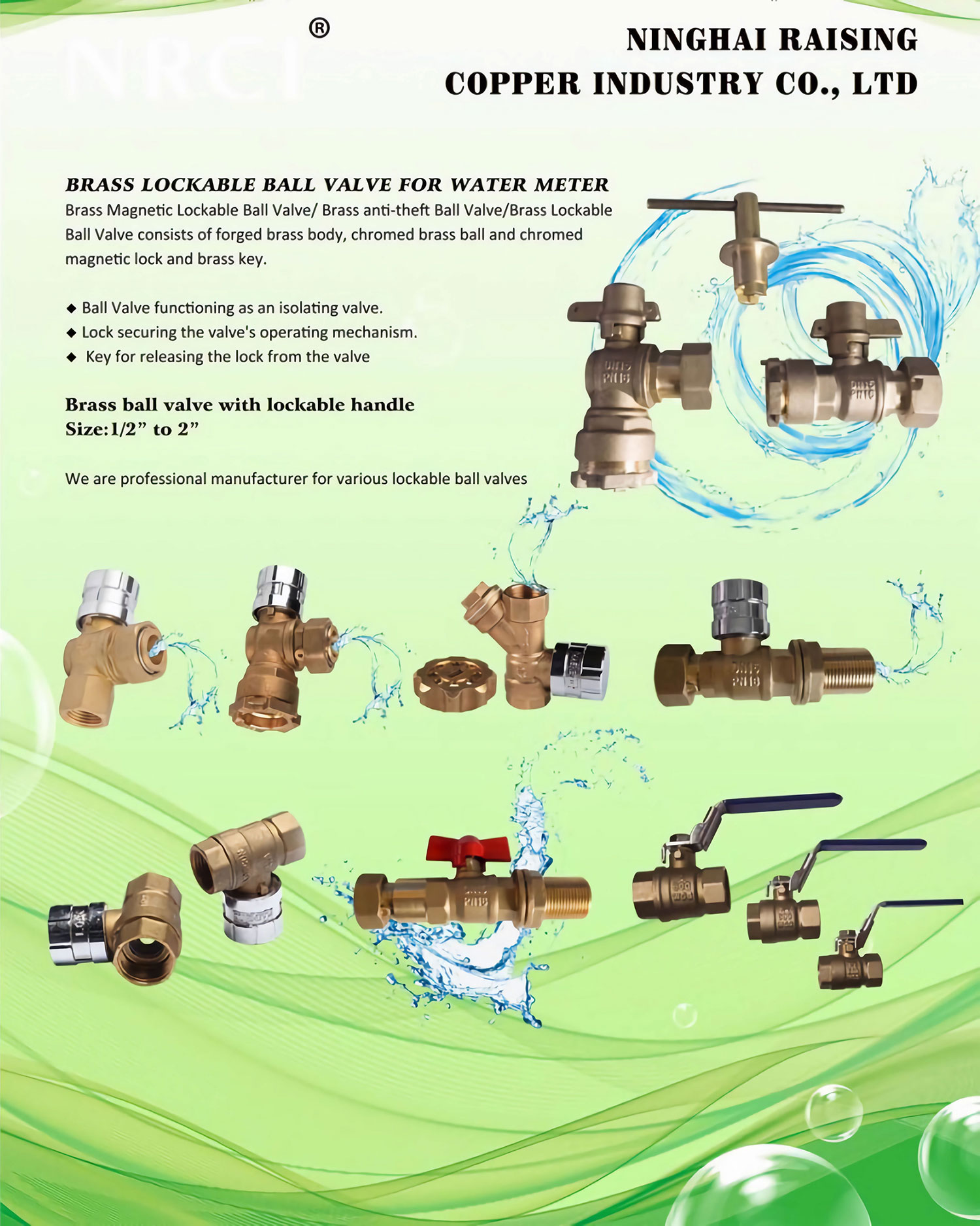 Bronze Lockable Ball Valve