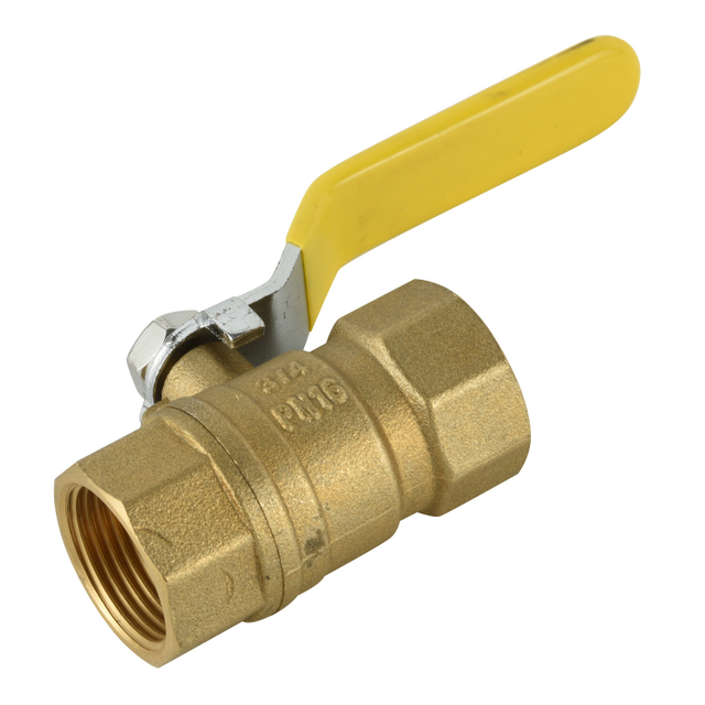 Brass ball valve with lever handle NR-B006