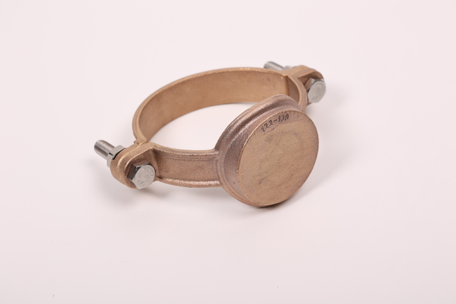 Bronze Flat boss saddle for PVC/PE pipe NR-F012