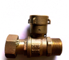Brass lockable ball valve with cap NR-L038