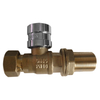 Brass straight Magnetic Lockable Ball Valve for water meter NR-L023