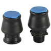 Plastic pushfit male and female adaptor for PE pipe NR-P002