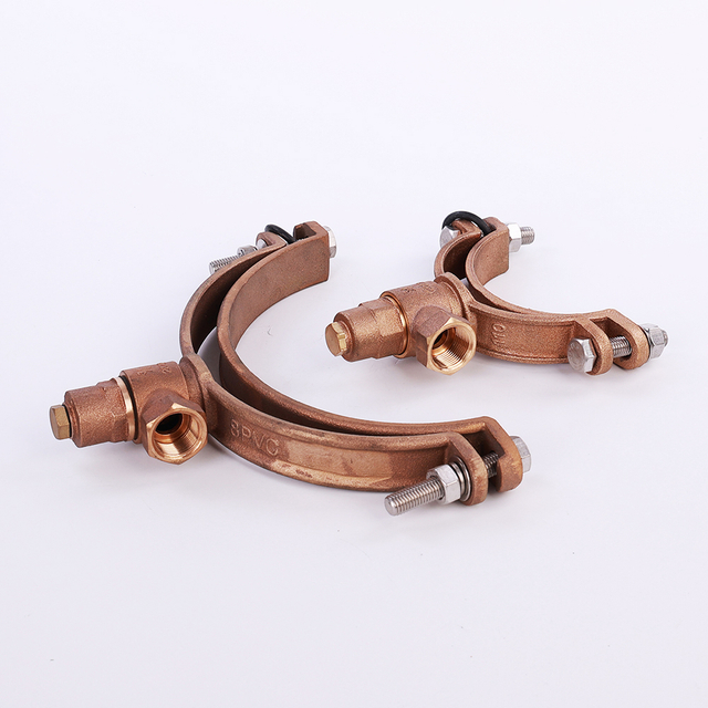  Bronze Self-tapping Ferrule Straps with thread connection（NR-F009）
