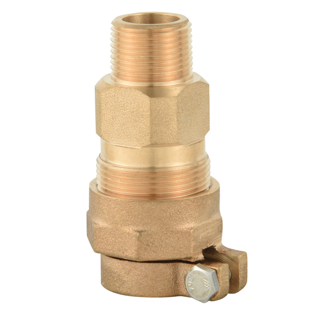 Brass male adaptor with pack joint nut NR-I013