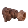 Lead free Bronze lockable ball valve with padlock wings-NR-L054