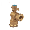 Brass angle lockable ball valve with Compression end NR-L007