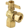 Brass angle lockable ball valve NR-L017