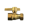 Brass straight lockable ball valve NR-L013