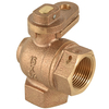 Bronze angle Ball Valve with lockwing NR-L010A