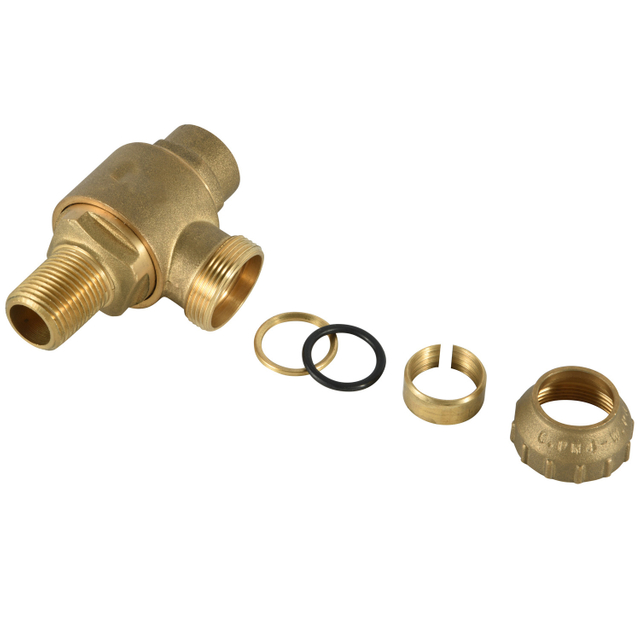 Brass Swivel Ferrule Valve with compression adaptor（NR-F004）
