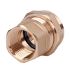 Forging Brass female compression coupling for PE pipe NR-I015 