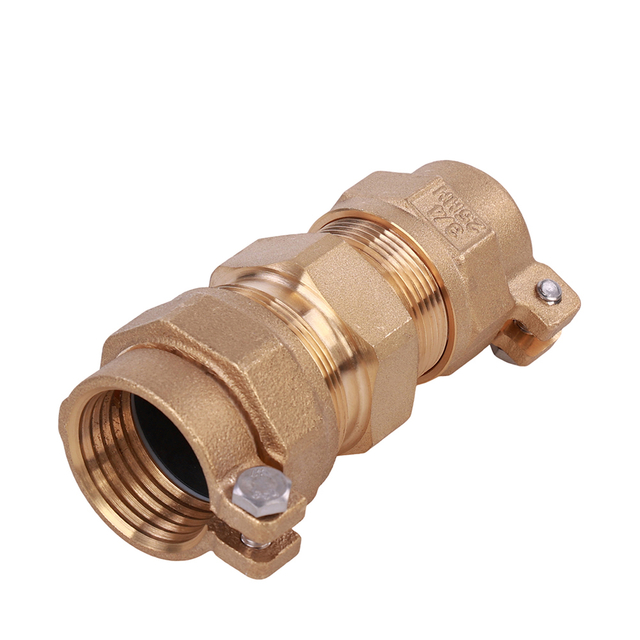 Bronze connector with pack joint nut NR-I011