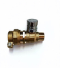 Brass Corporation Stop with pack joint nut