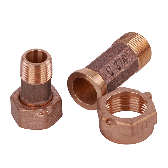 Lead free Bronze water meter coupling NR-W006