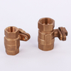 Bronze straight Ball Valve with lockwing NR-L010F