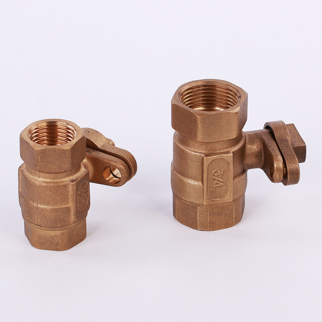 Bronze straight Ball Valve with lockwing NR-L010F