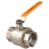 Brass ball valve with nickel plated body NR-B007