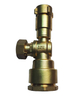 Brass angle double security lockable ball valve NR-L002