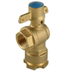 Brass angle lockable ball valve NR-L020