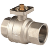 Brass ball valve with ISO5211 mounting flange for actuator NR-B020