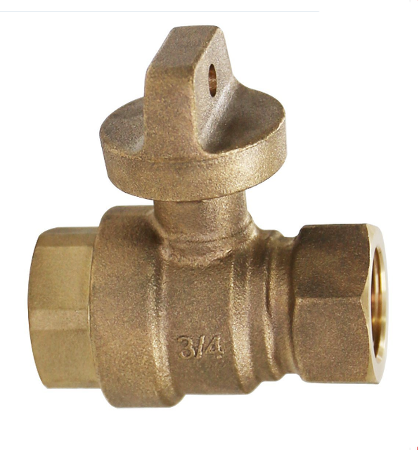 Bronze ball valve with bronze handle NR-B036