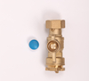Brass straight lockable ball valve with Compression end NR-L008