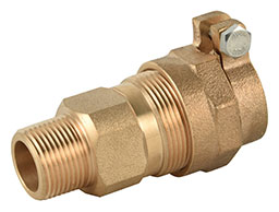 Bronze Male Adaptor with Pack Joint Nut