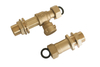 Brass lockable ball valve and expansion nipple NR-L025