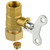 Brass lockable ball valve NR-L009