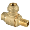 Brass Swivel Ferrule Valve with compression adaptor（NR-F004）