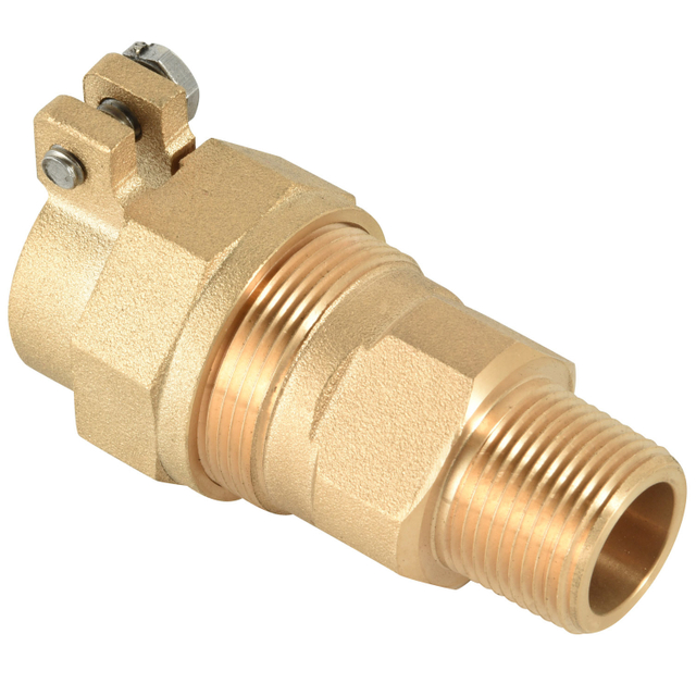 Brass male adaptor with pack joint nut NR-I013