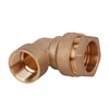 Brass elbow compression adaptor for PE pipe NR-I007
