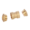 Brass compression adaptor for PE pipe NR-I006