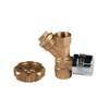 Brass Variant Lockable Ball Valve And Strainer NR-L003