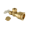 Brass Angle Water Meter Lockable Ball Valve NR-L005