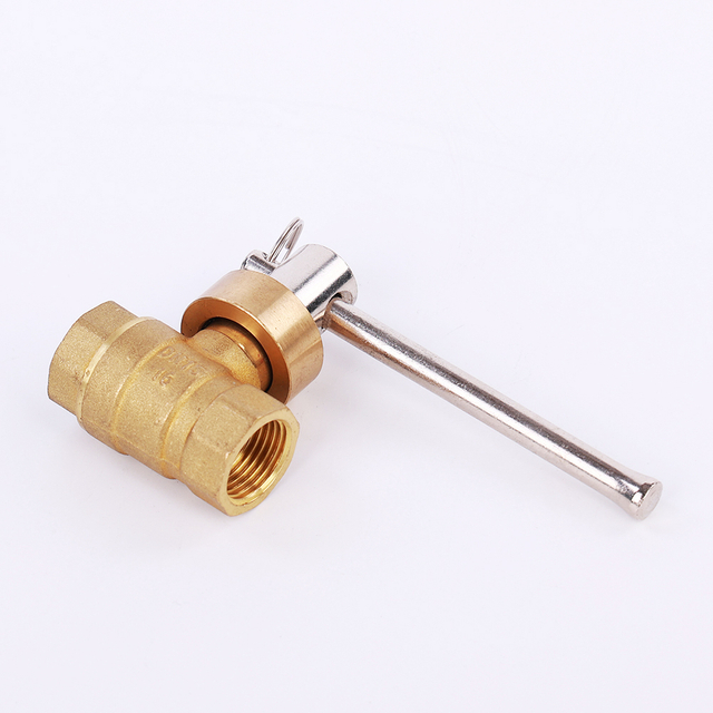 Brass lockable ball valve NR-L052