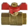 Brass ball valve with butterfly aluminium handle NR-B008